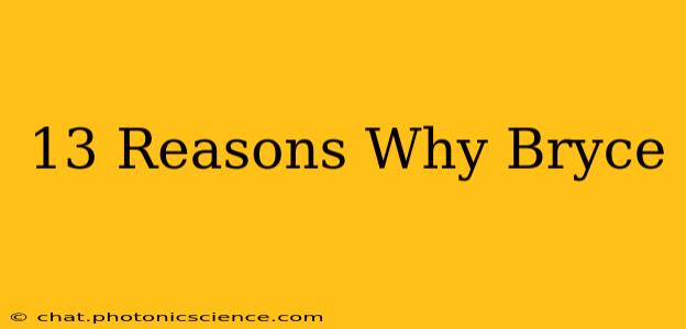13 Reasons Why Bryce