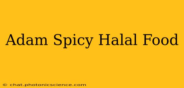 Adam Spicy Halal Food