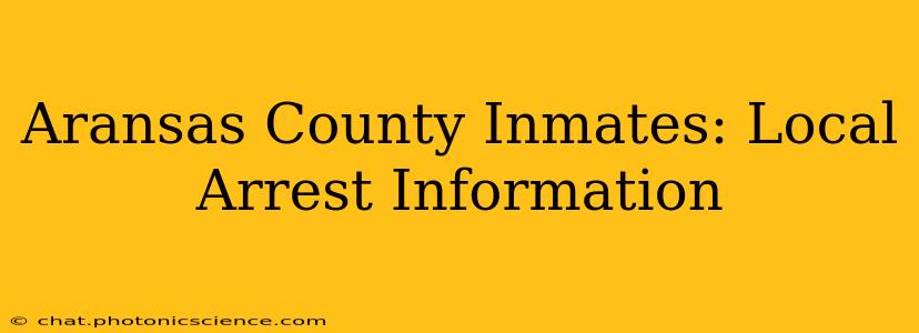 Aransas County Inmates: Local Arrest Information