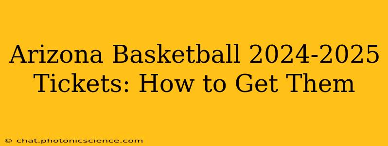 Arizona Basketball 2024-2025 Tickets: How to Get Them