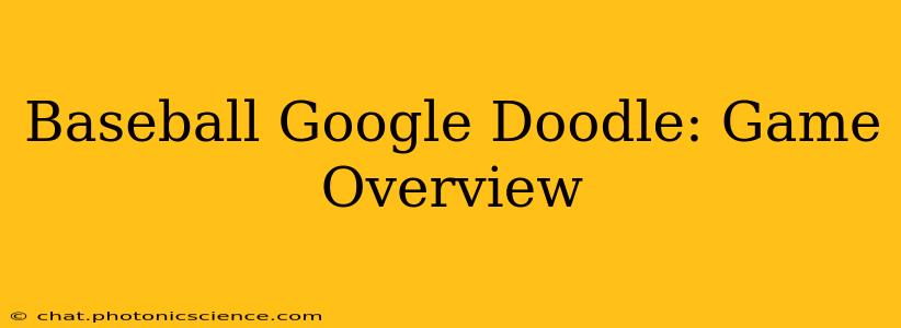 Baseball Google Doodle: Game Overview