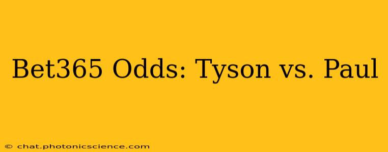 Bet365 Odds: Tyson vs. Paul