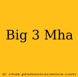 Big 3 Mha