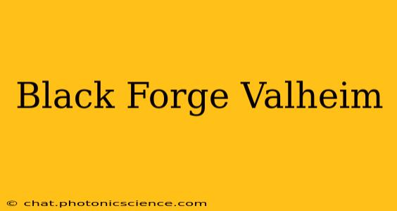 Black Forge Valheim