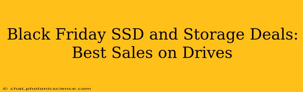Black Friday SSD and Storage Deals: Best Sales on Drives