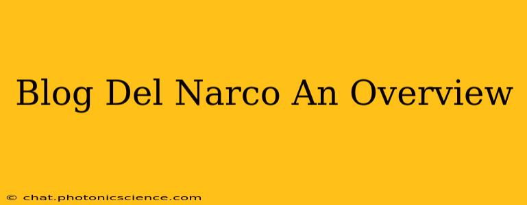 Blog Del Narco An Overview
