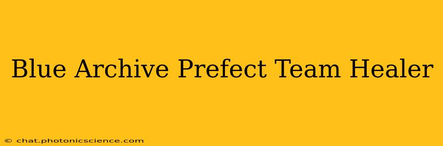Blue Archive Prefect Team Healer