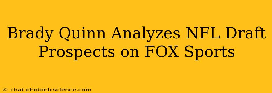 Brady Quinn Analyzes NFL Draft Prospects on FOX Sports