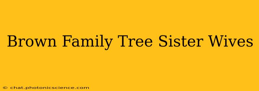 Brown Family Tree Sister Wives