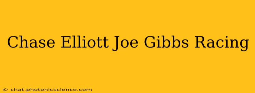 Chase Elliott Joe Gibbs Racing