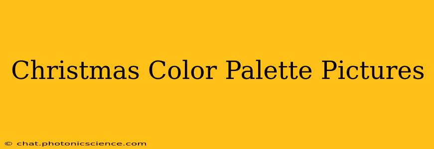 Christmas Color Palette Pictures
