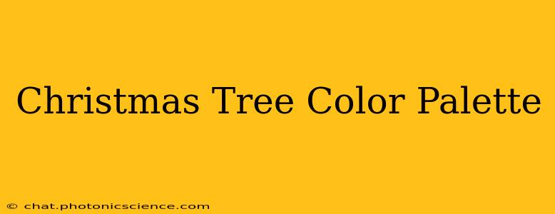 Christmas Tree Color Palette