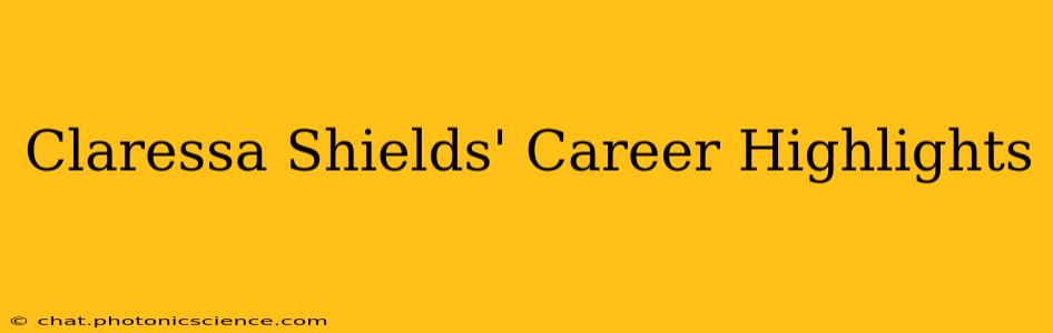 Claressa Shields' Career Highlights