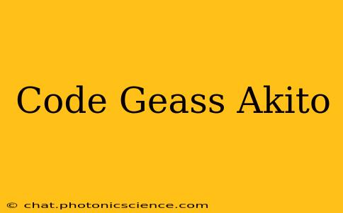 Code Geass Akito