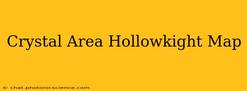 Crystal Area Hollowkight Map