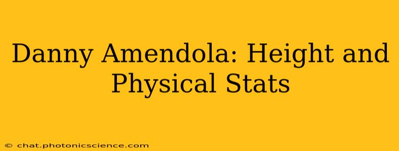 Danny Amendola: Height and Physical Stats