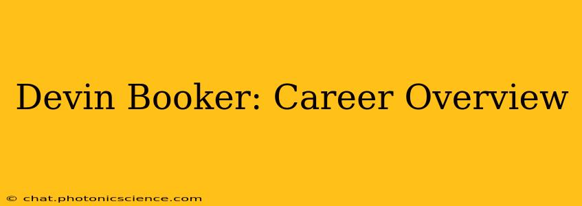 Devin Booker: Career Overview