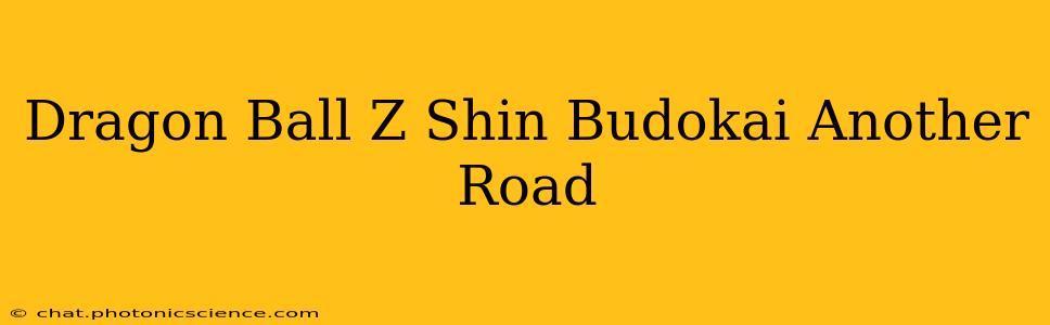 Dragon Ball Z Shin Budokai Another Road
