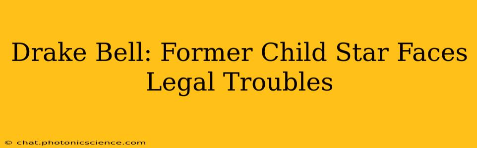 Drake Bell: Former Child Star Faces Legal Troubles