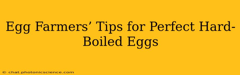 Egg Farmers’ Tips for Perfect Hard-Boiled Eggs