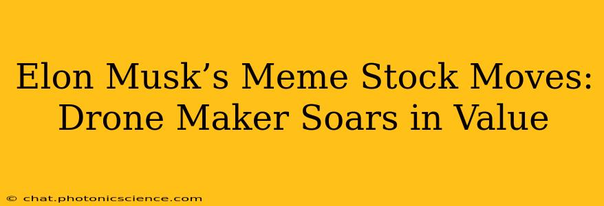 Elon Musk’s Meme Stock Moves: Drone Maker Soars in Value