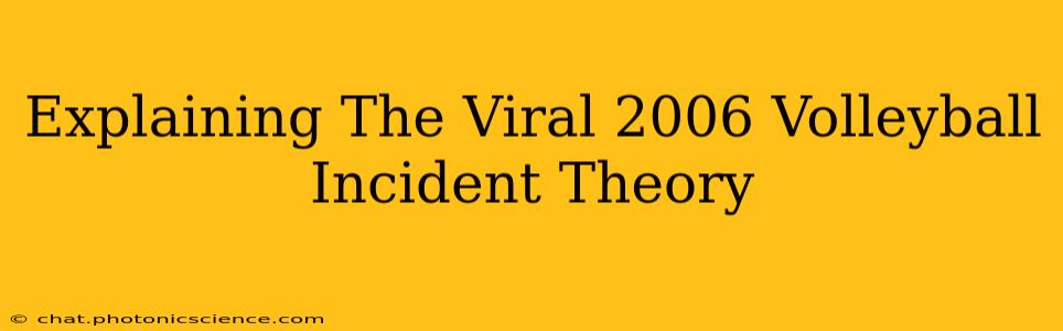 Explaining The Viral 2006 Volleyball Incident Theory