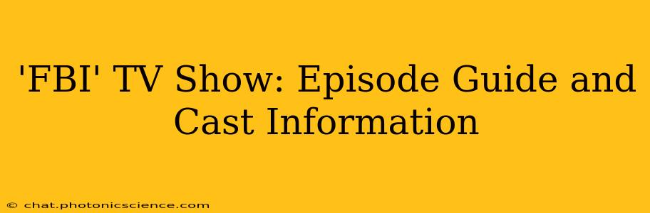 'FBI' TV Show: Episode Guide and Cast Information