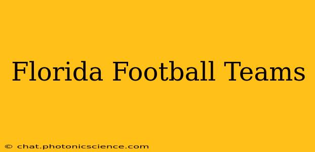 Florida Football Teams