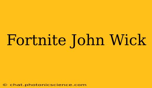 Fortnite John Wick