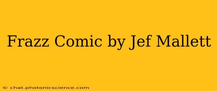 Frazz Comic by Jef Mallett