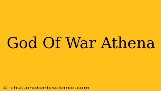 God Of War Athena