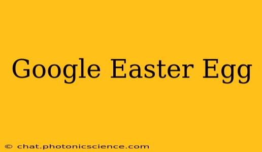 Google Easter Egg