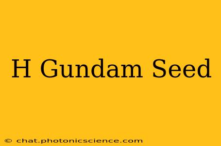H Gundam Seed