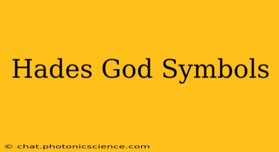 Hades God Symbols