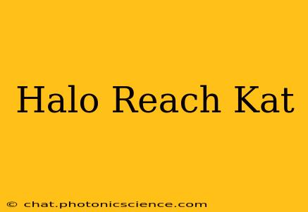 Halo Reach Kat