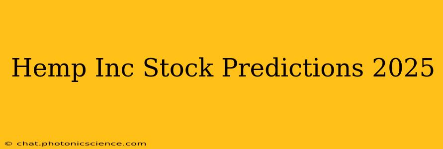 Hemp Inc Stock Predictions 2025