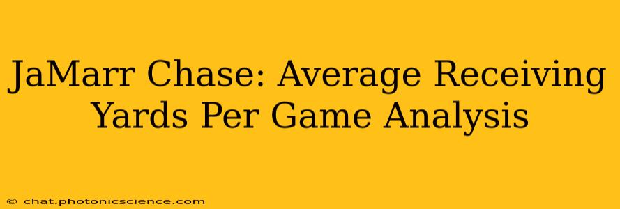 JaMarr Chase: Average Receiving Yards Per Game Analysis