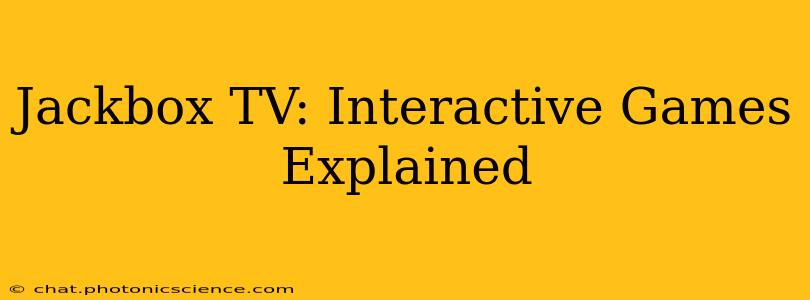 Jackbox TV: Interactive Games Explained