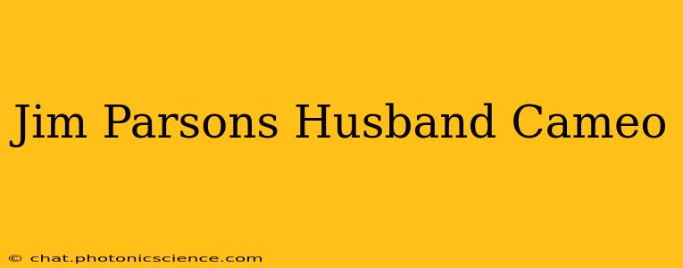 Jim Parsons Husband Cameo