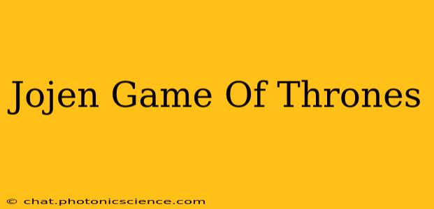 Jojen Game Of Thrones