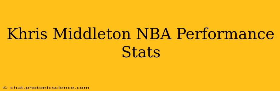 Khris Middleton NBA Performance Stats