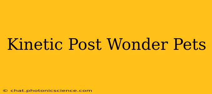 Kinetic Post Wonder Pets