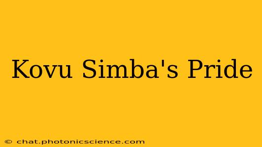 Kovu Simba's Pride