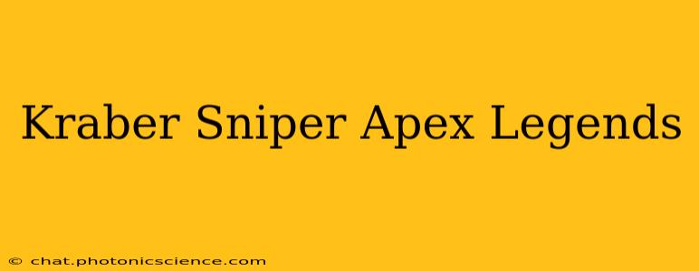 Kraber Sniper Apex Legends