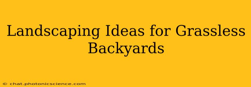 Landscaping Ideas for Grassless Backyards