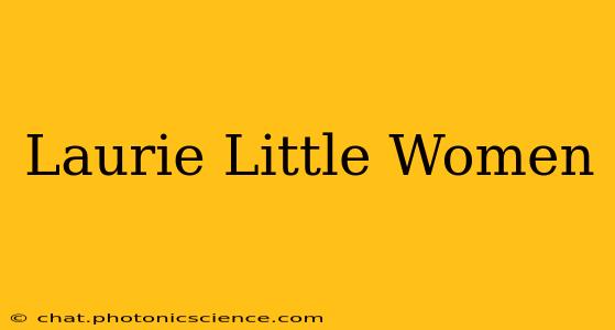 Laurie Little Women