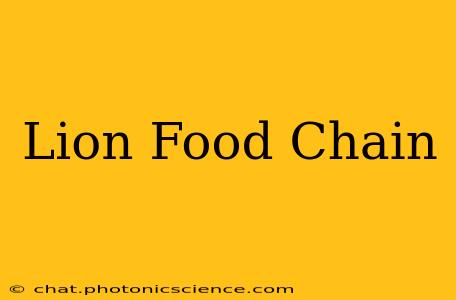 Lion Food Chain