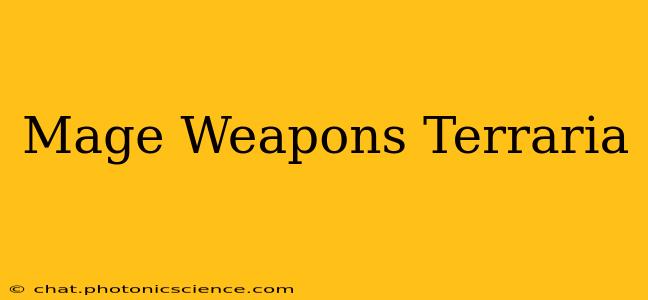 Mage Weapons Terraria