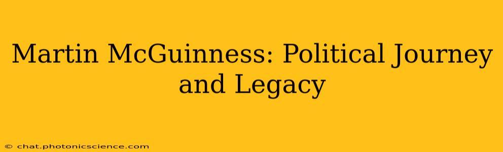Martin McGuinness: Political Journey and Legacy