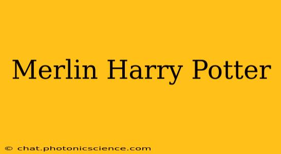Merlin Harry Potter